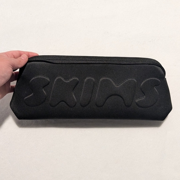 SKIMS Handbags - Skims Black Makeup Pouch Clutch